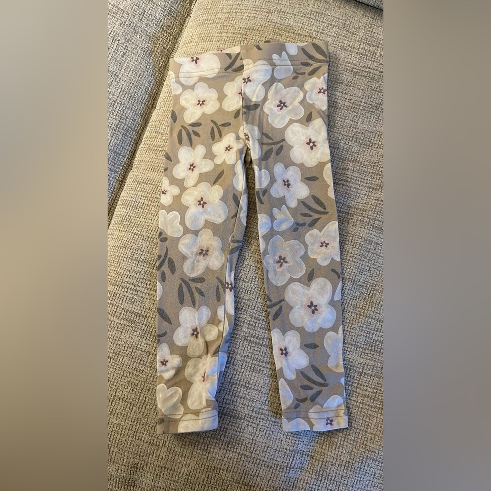 Toddler girl 2T floral leggings
